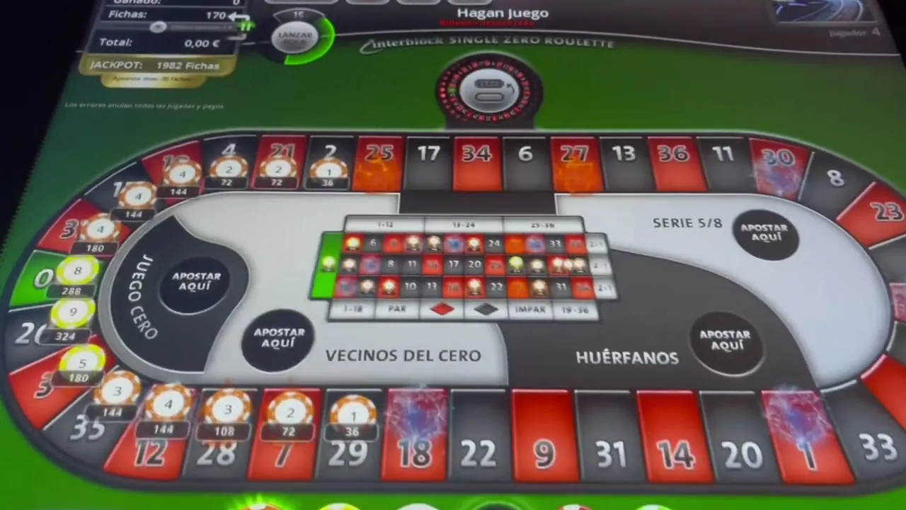Ruleta online en España: rueda europea de un solo cero en una mesa en vivo
