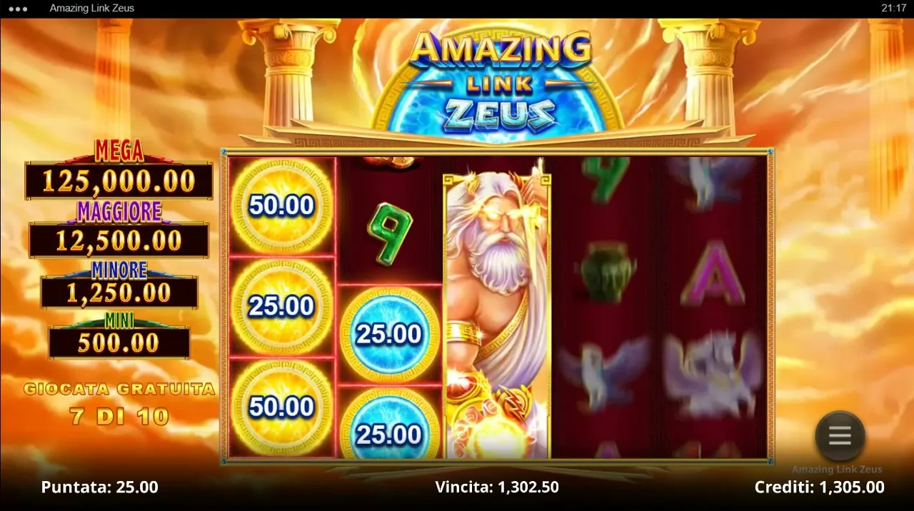 Amazing Link Zeus — Amazing Link Zeus: tragaperras, RTP y dónde jugar