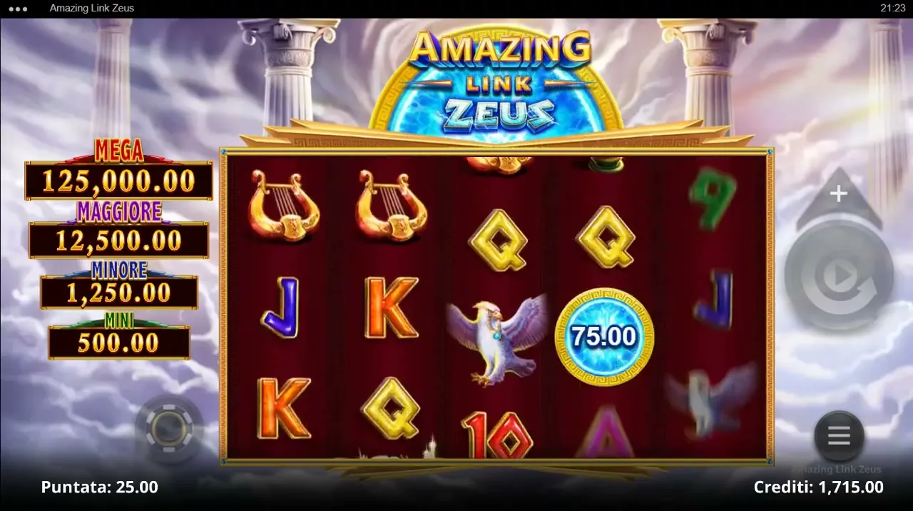 Amazing Link Zeus — Amazing Link Zeus: tragaperras, RTP y dónde jugar