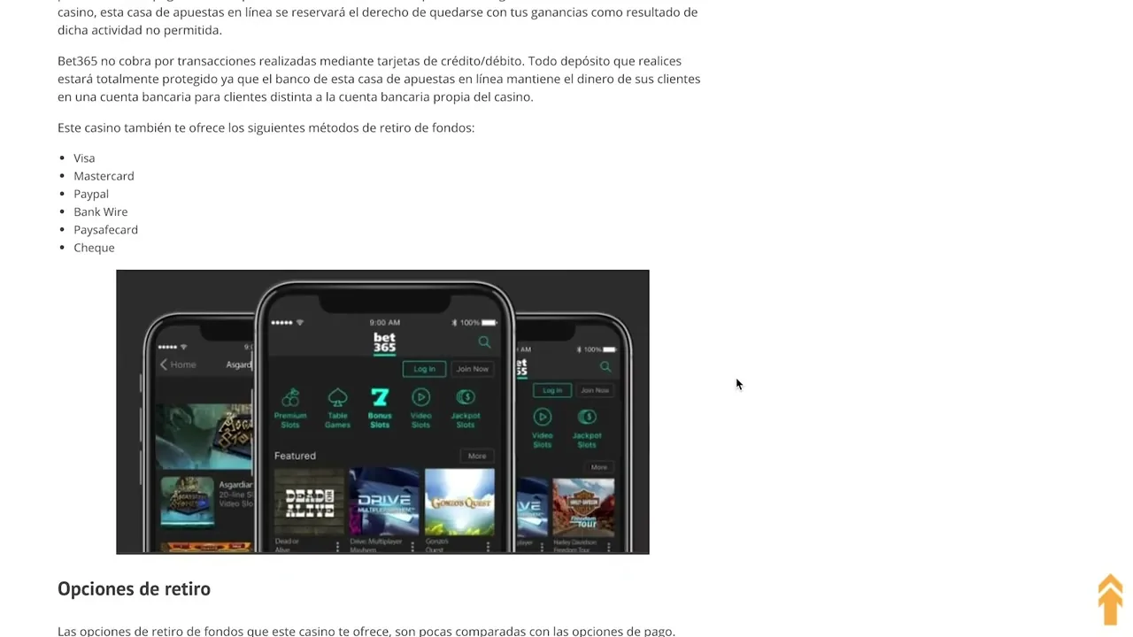 Bet365 Casino — Bet365 Casino: reseña y opiniones