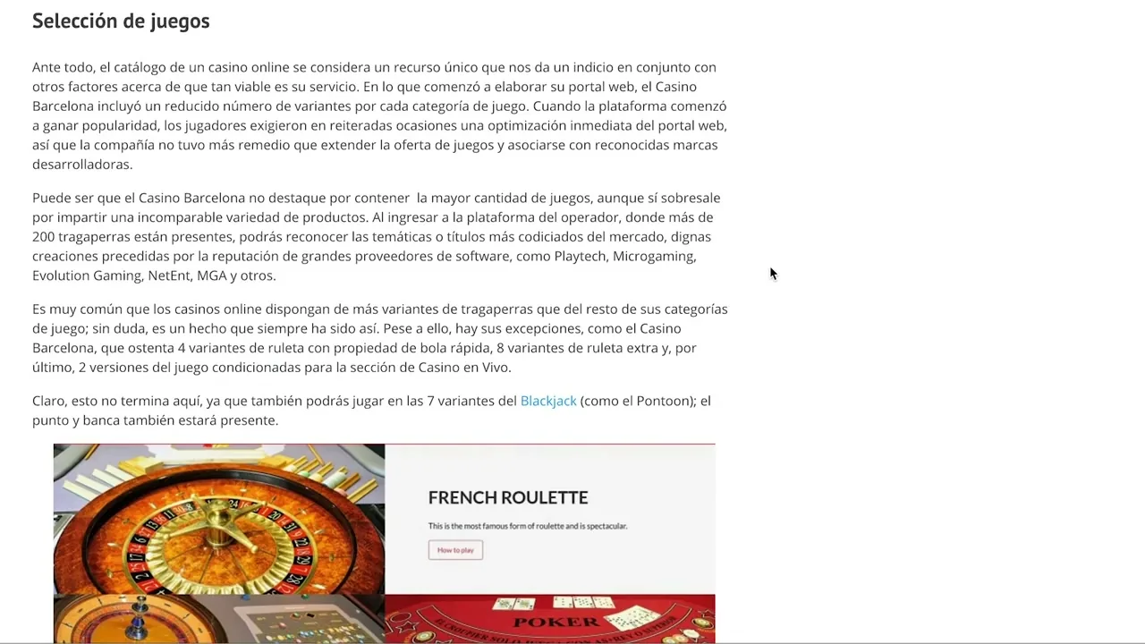 Casino Barcelona — Casino Barcelona: reseña y opiniones
