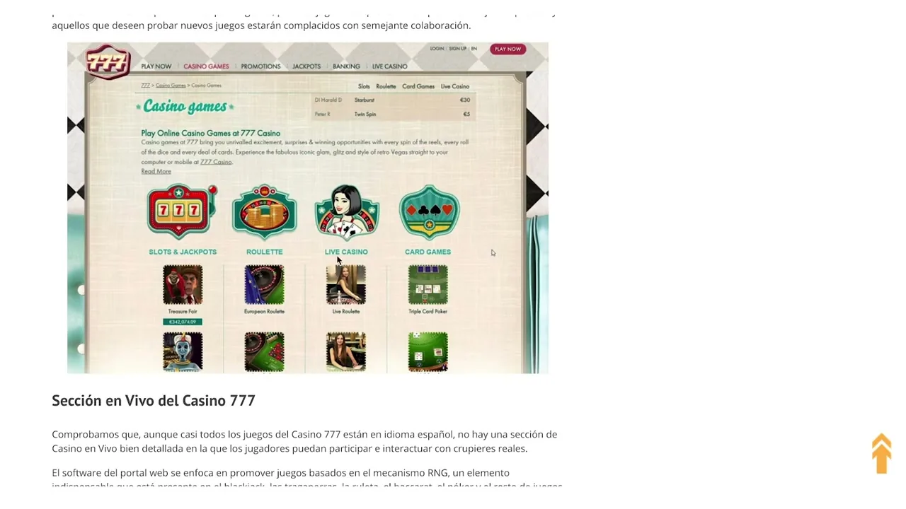 Casino777 — Casino777: reseña y opiniones