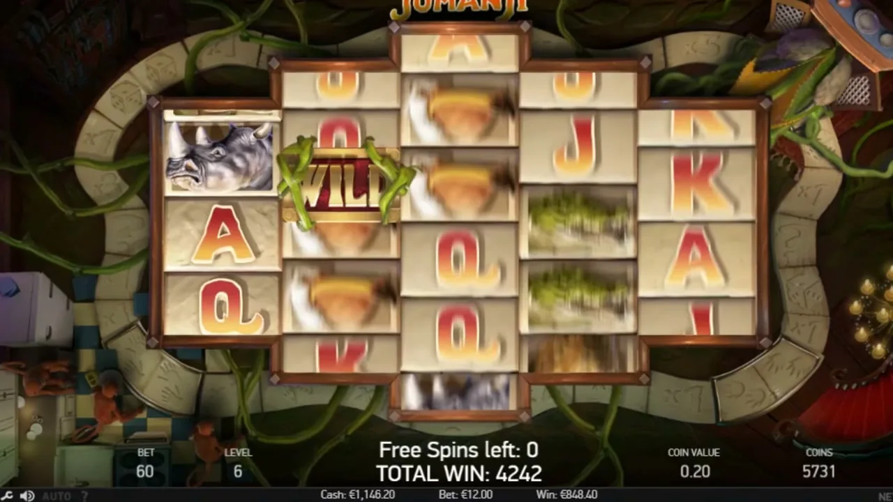 Jumanji — Jumanji: tragaperras, RTP y dónde jugar