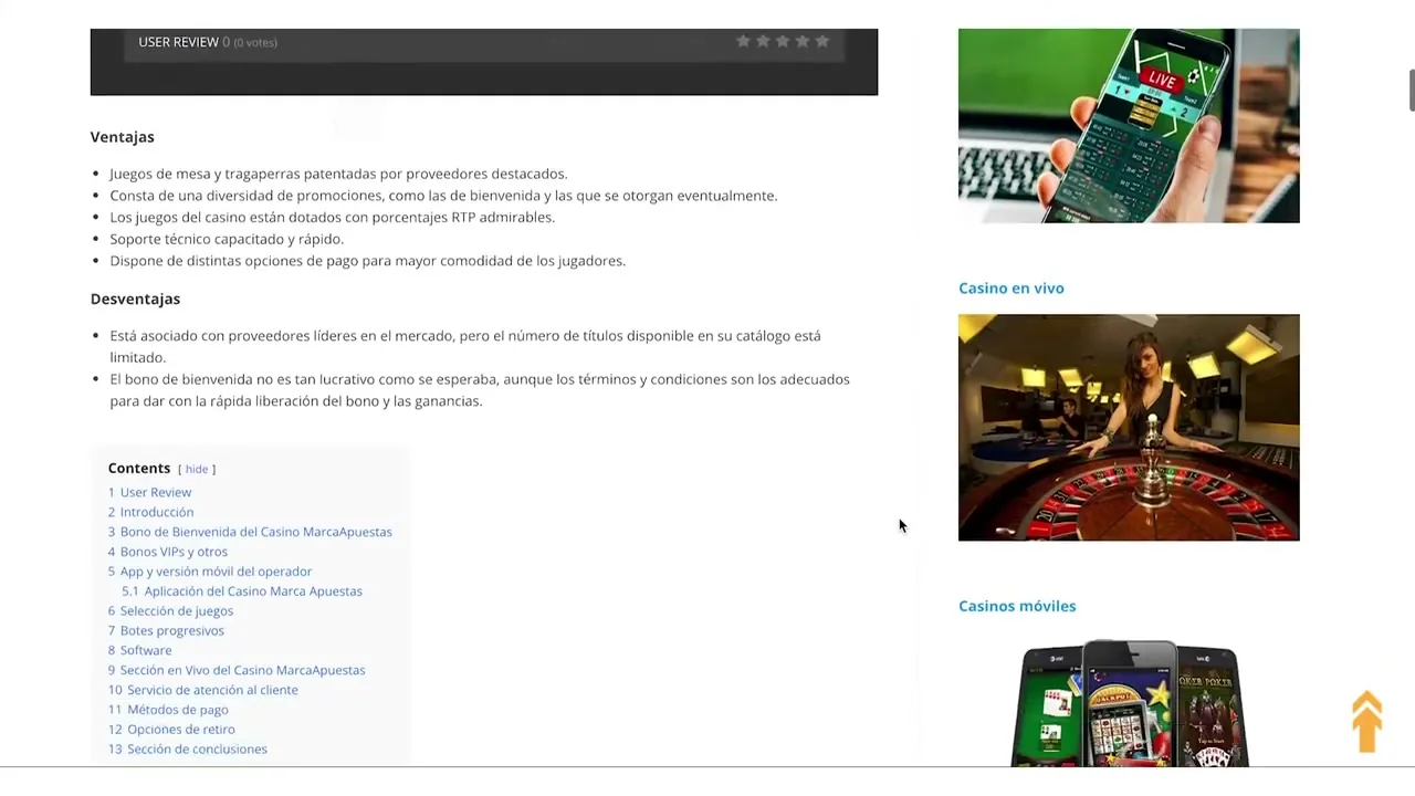 Marca Casino — Marca Casino: reseña y opiniones