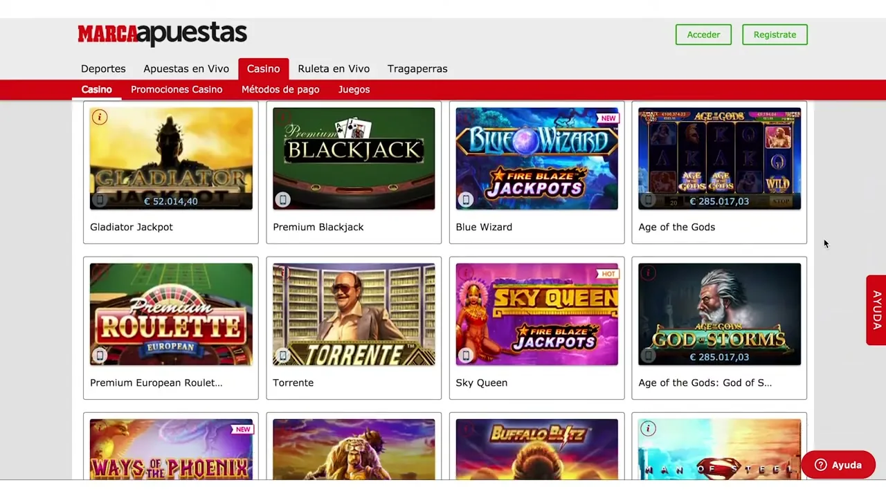 Marca Casino — Marca Casino: reseña y opiniones