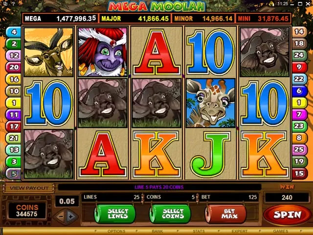 Mega Moolah — Mega Moolah: tragaperras, RTP y dónde jugar