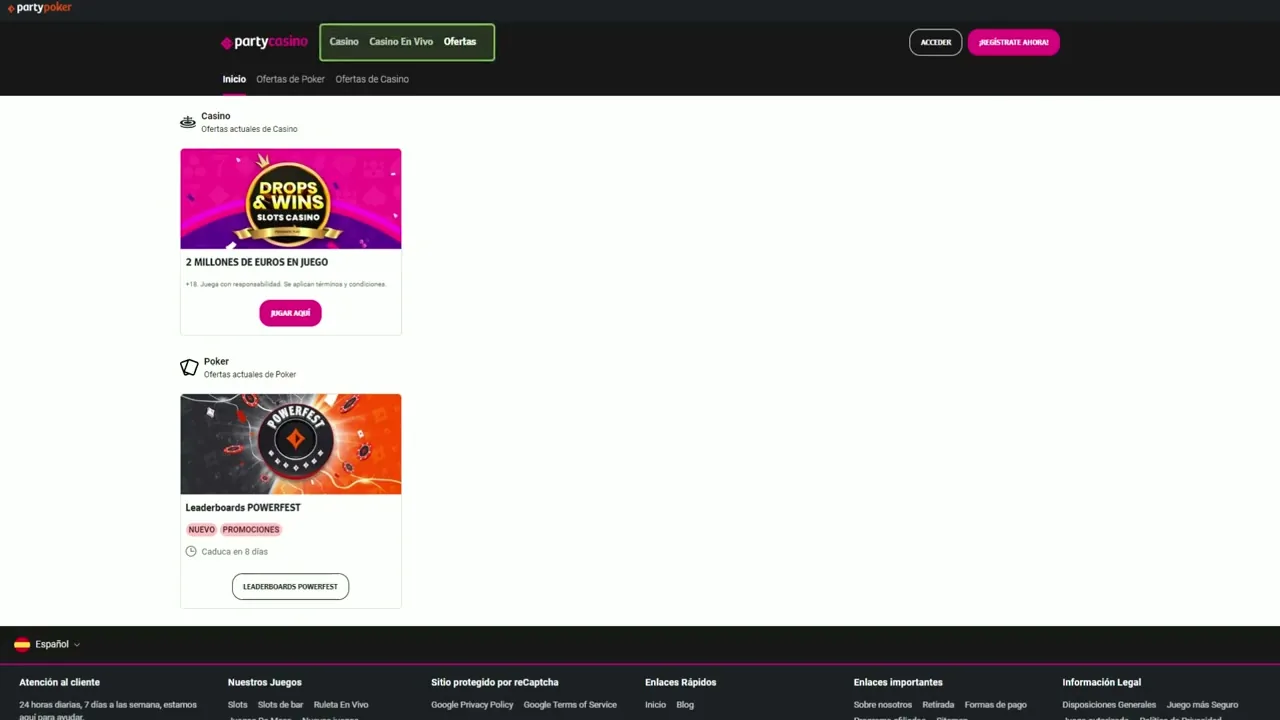 PartyCasino — PartyCasino: reseña y opiniones