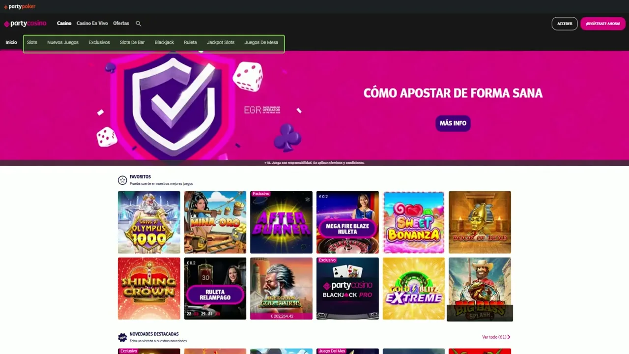 PartyCasino — PartyCasino: reseña y opiniones